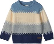 Hatley Colorblock Stripe Crewneck Sweater