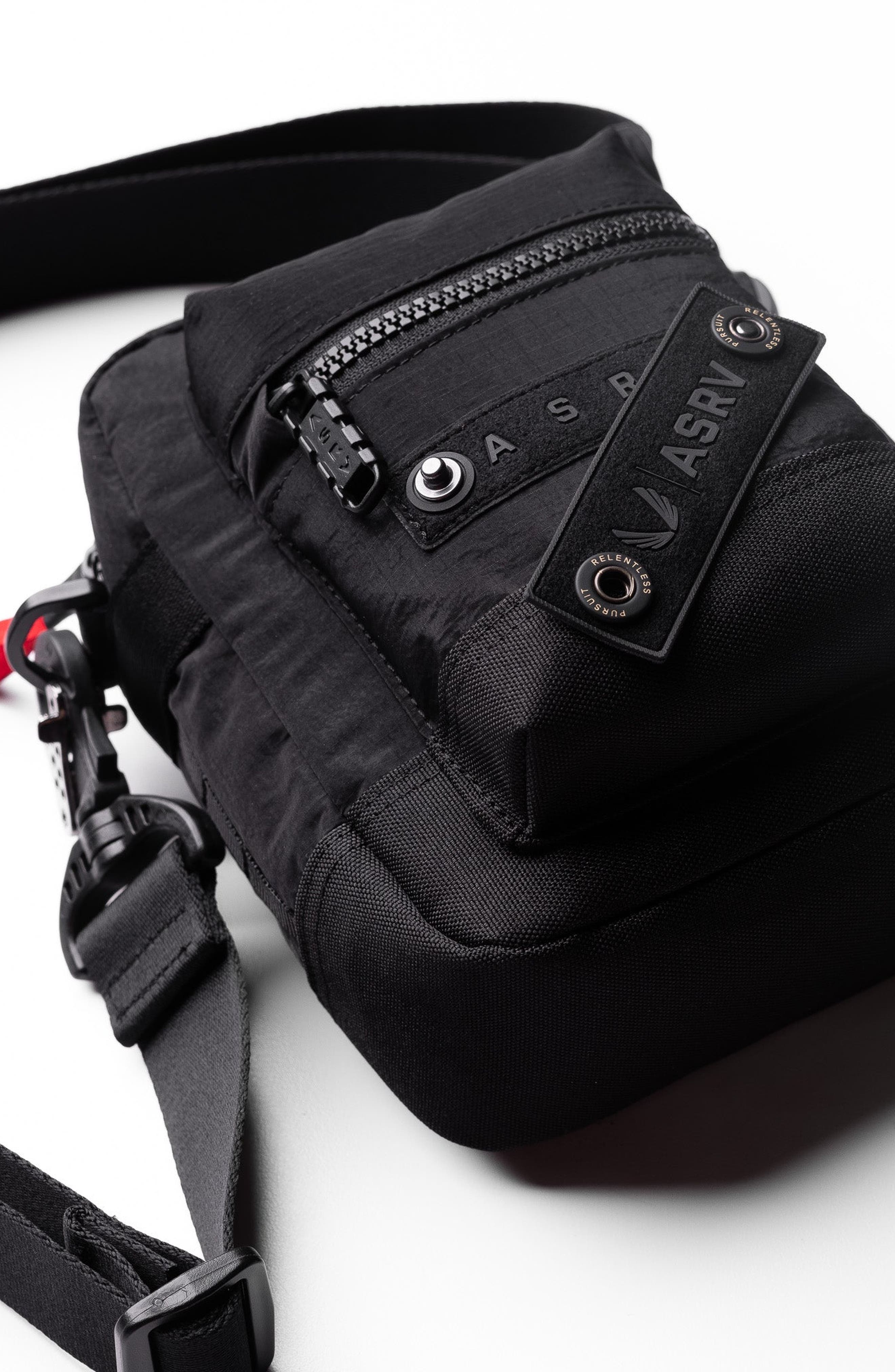 Ripstop Shoulder Bag, Alternate, color, Black