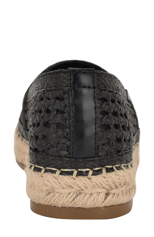 Calvin Klein Padona Espadrille Flat In Black