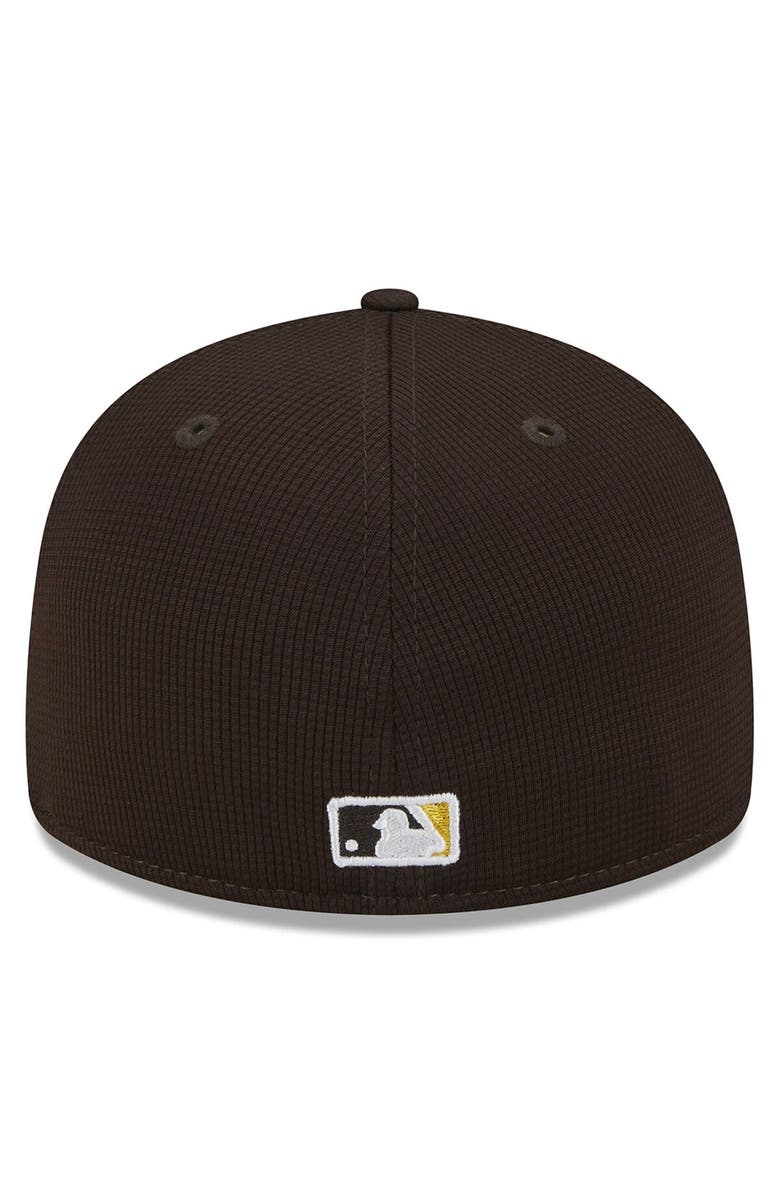 New Era Men's New Era Brown San Diego Padres 2024 Batting Practice Low Profile 59FIFTY Fitted Hat, Alternate, color, Brown