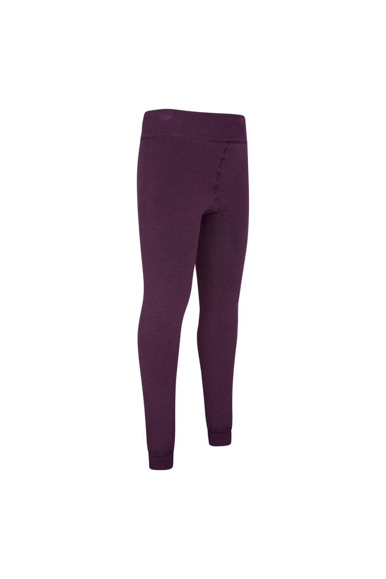 Childrens/Kids Fluffy Fleece Lined Leggings, Alternate, color, Purple