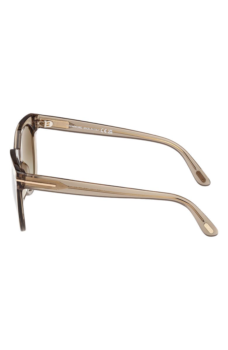 TOM FORD Moira 53mm Gradient Butterfly Sunglasses, Alternate, color,