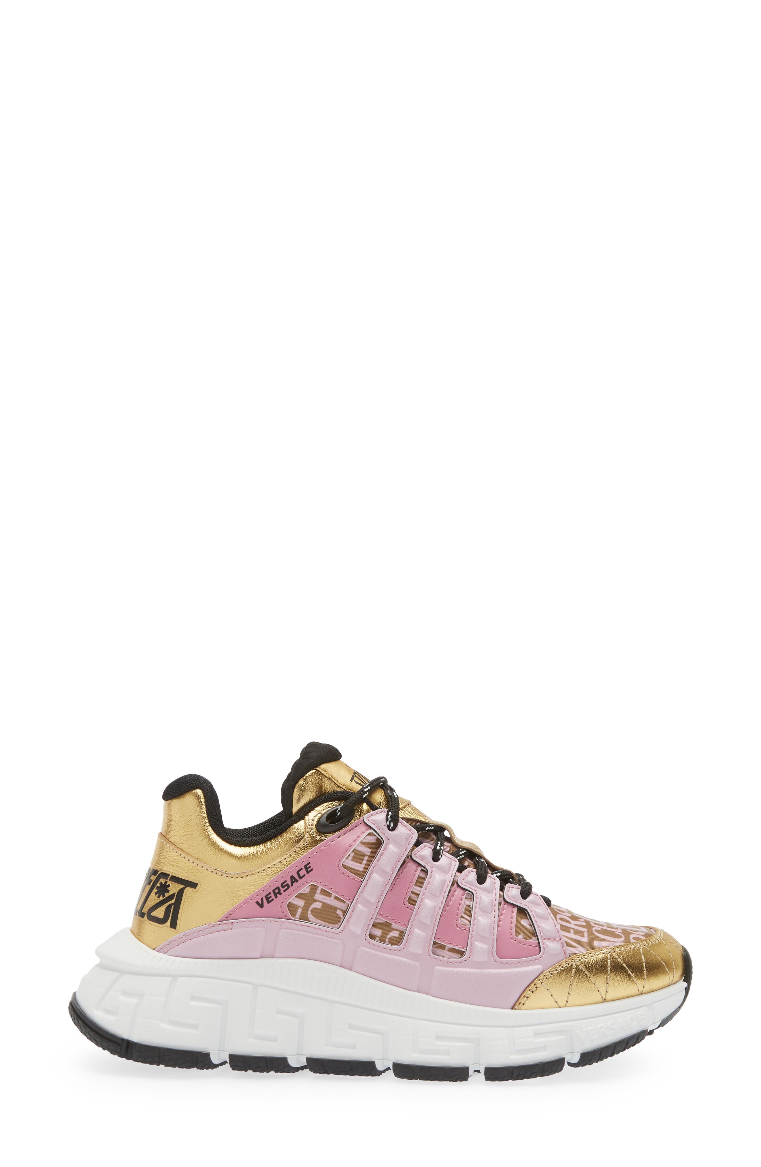 Versace Trigreca Low Top Sneaker, Alternate, color, 