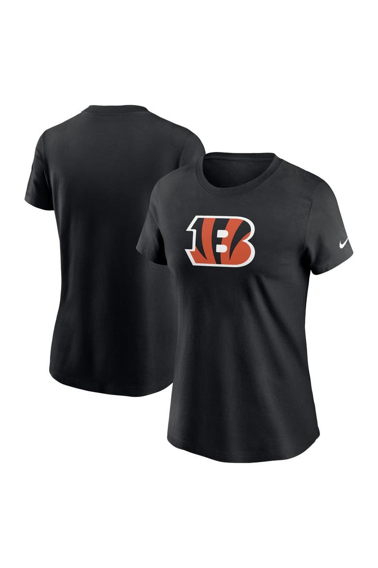 Women's Nike Black Cincinnati Bengals Primary Logo T-Shirt, Alternate, color, Black