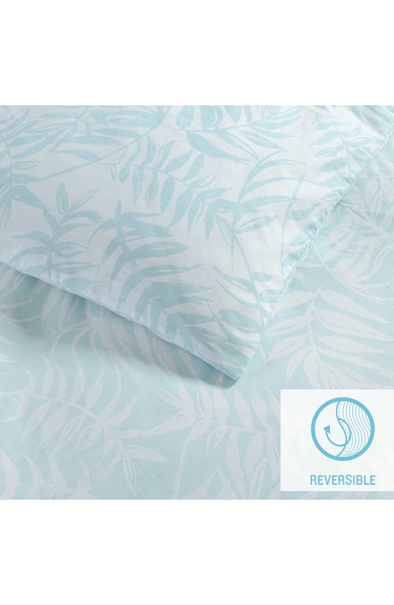 Tommy Bahama Art of Palms Cotton Duvet Cover Set, Alternate, color, Blue