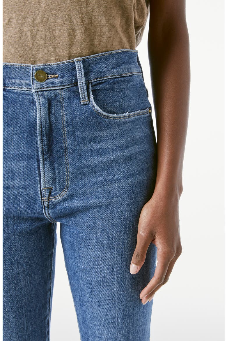 Ali High Waist Cuffed Cigarette Jeans, Alternate, color, VAN NESS