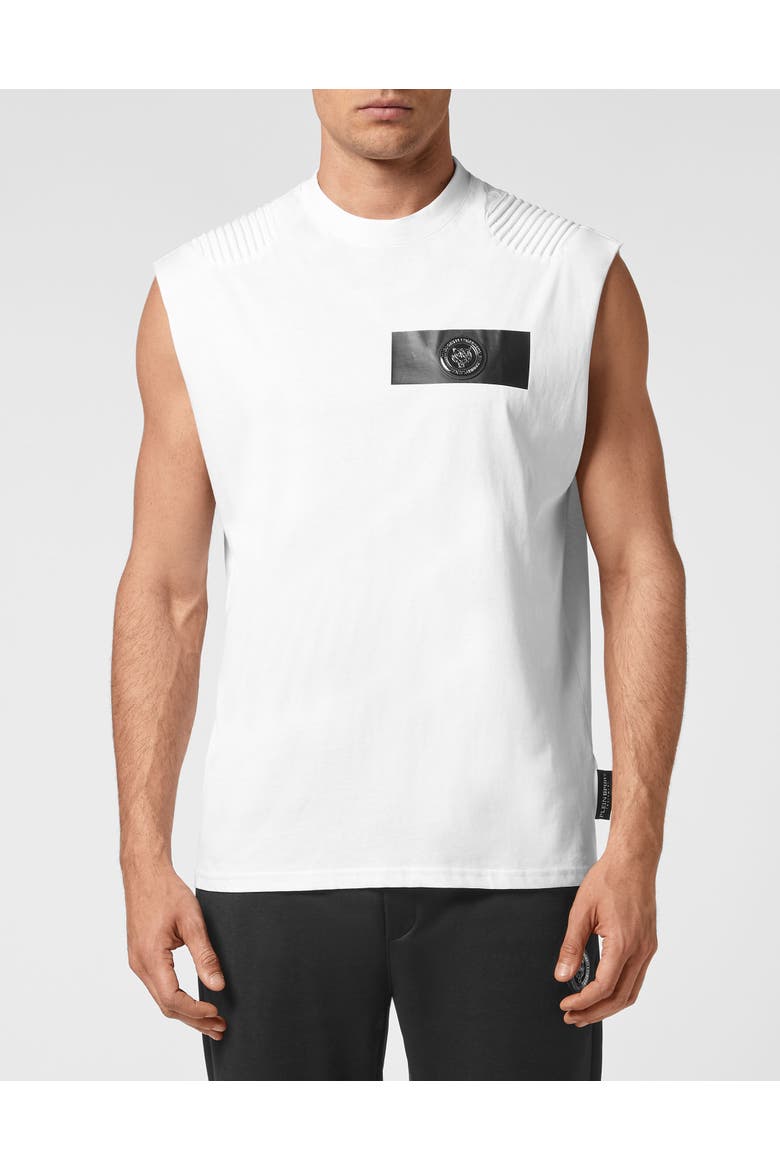 T-Shirt Round Neck Ss Men, Main, color, white