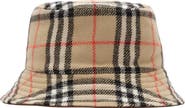 Burberry Reversible Check Wool Bucket Hat