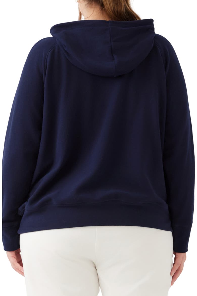 Rhinestone Drawstring Hoodie, Alternate, color, NAVY