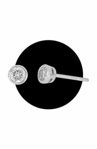Bezel Diamond Stud Earrings - 0.50 ctw. (Nordstrom Exclusive)