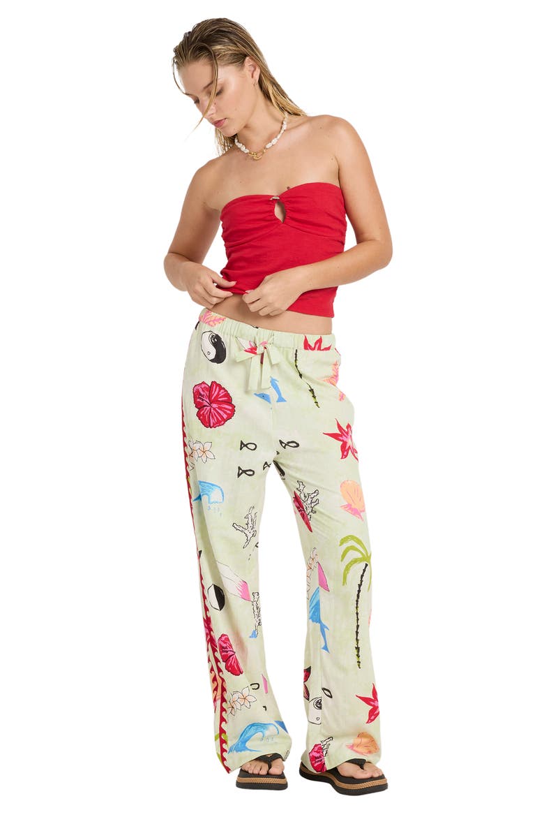 Lottie Hall Strapless Top, Alternate, color, TRUE RED