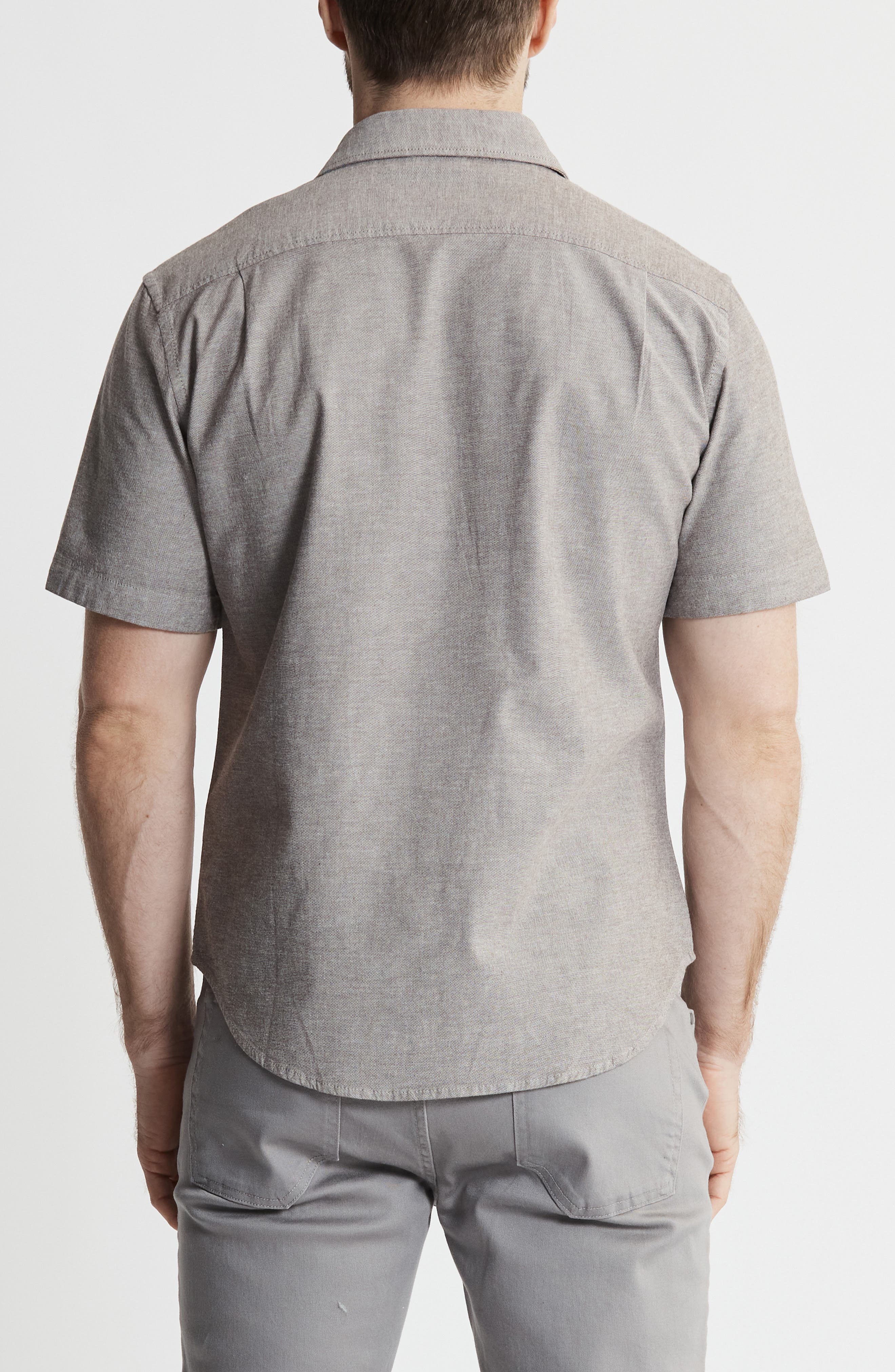 Classic Oxford Short Sleeve Button-Up Shirt - image 2