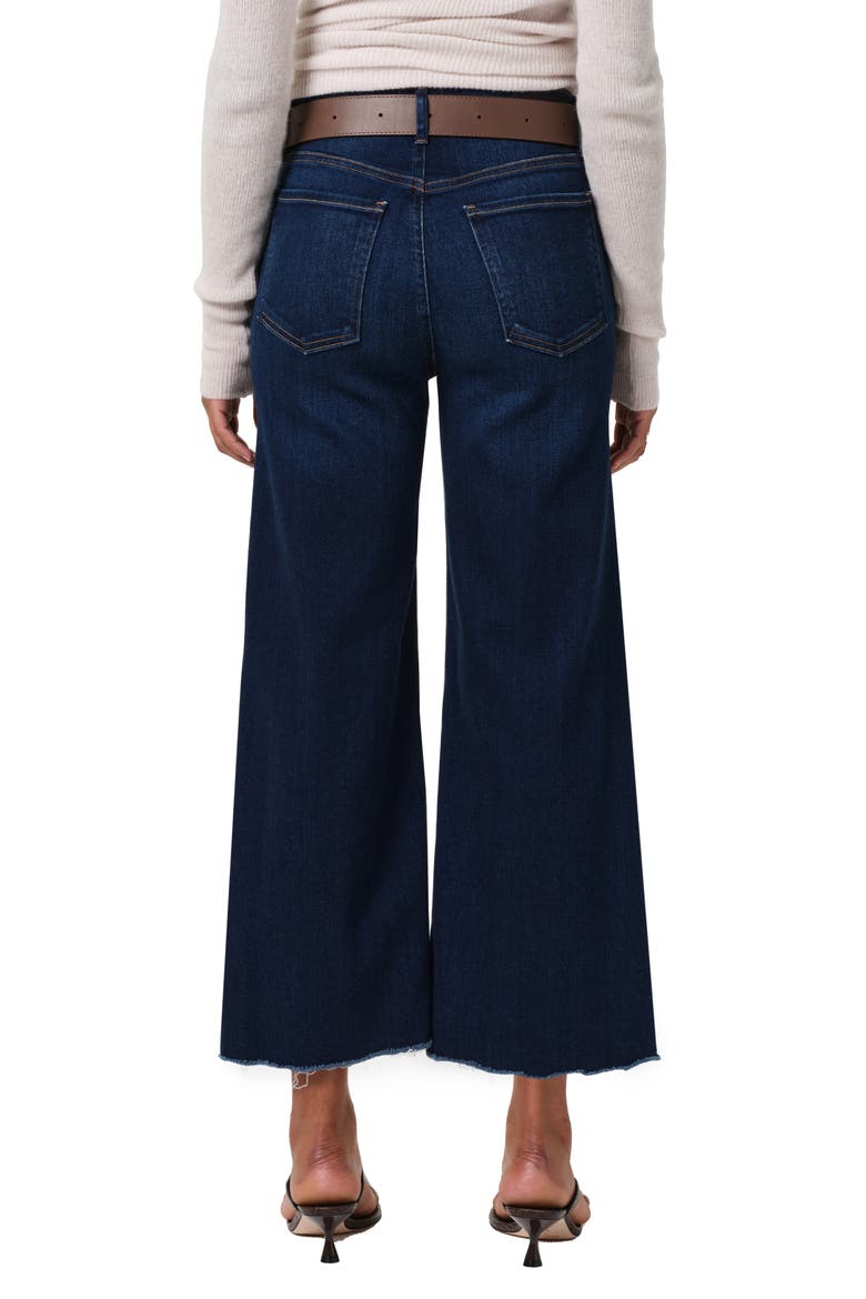 Lyra Raw Hem High Waist Crop Wide Leg Jeans, Alternate, color, LOTUS