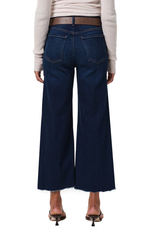 Citizen Of Humanity Womens Lotus (dk Indigo) Lyra Wide-crop-leg High-rise Stretch-regenerative-denim Blend Jeans In Lotus