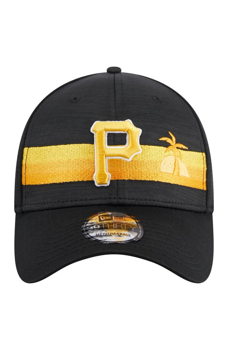 New Era Men's New Era Black Pittsburgh Pirates Spring Training Digi 39THIRTY Flex Hat, Alternate, color,