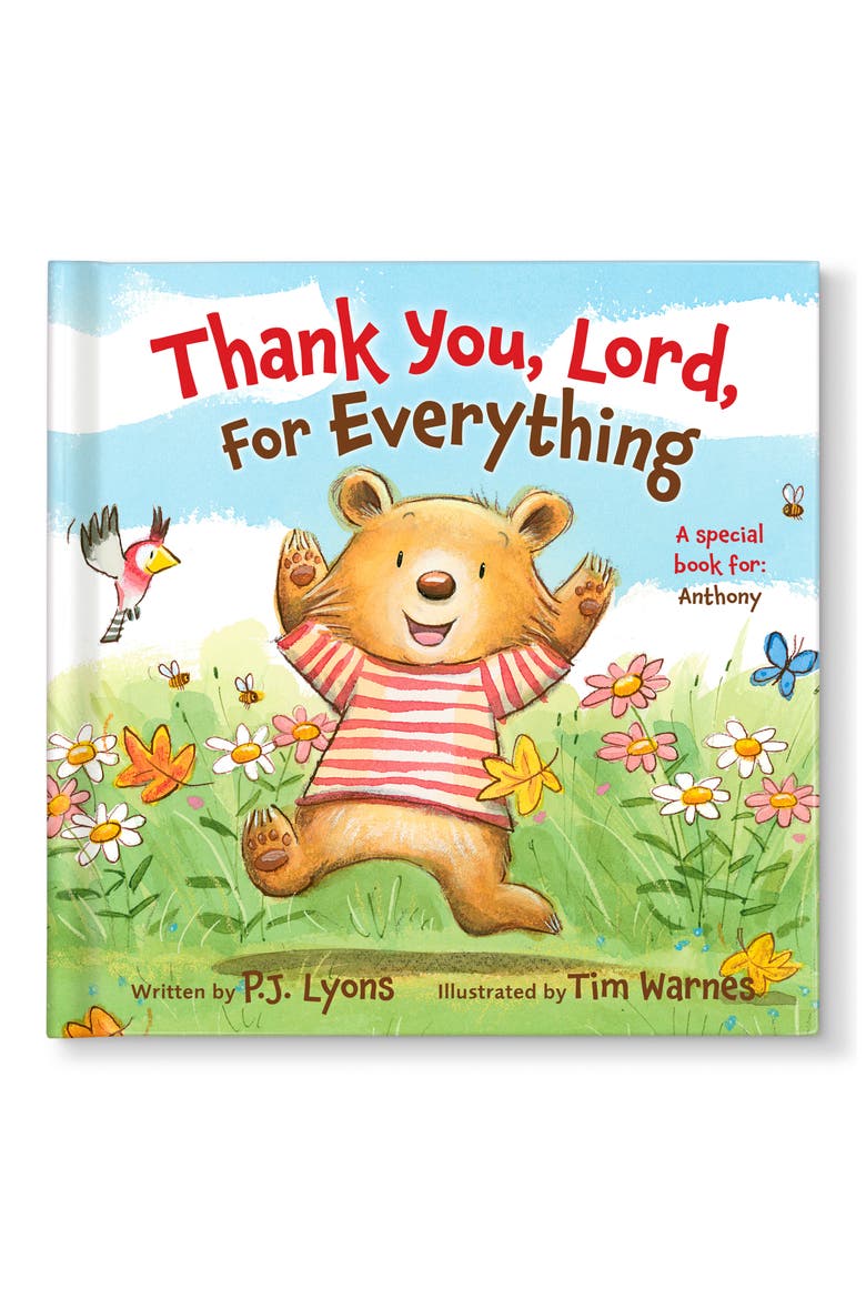 'Thank You, Lord, For Everything' Personalized Book, Main, color, MULTI