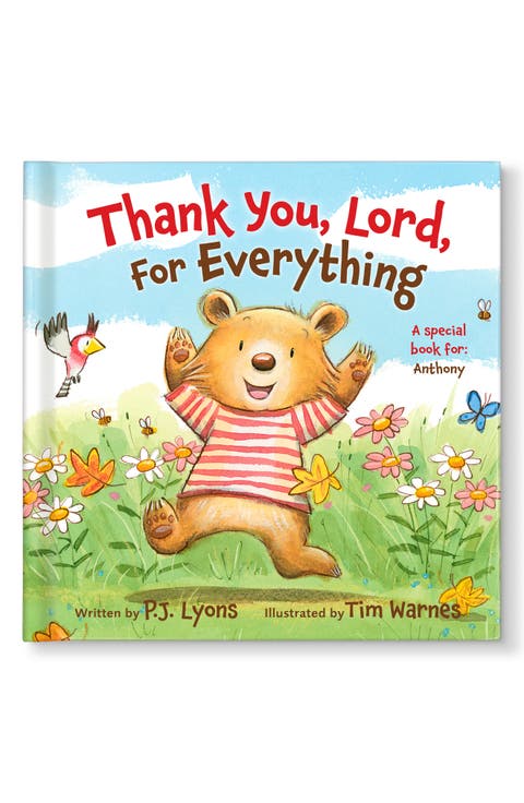 'Thank You, Lord, For Everything' Personalized Book