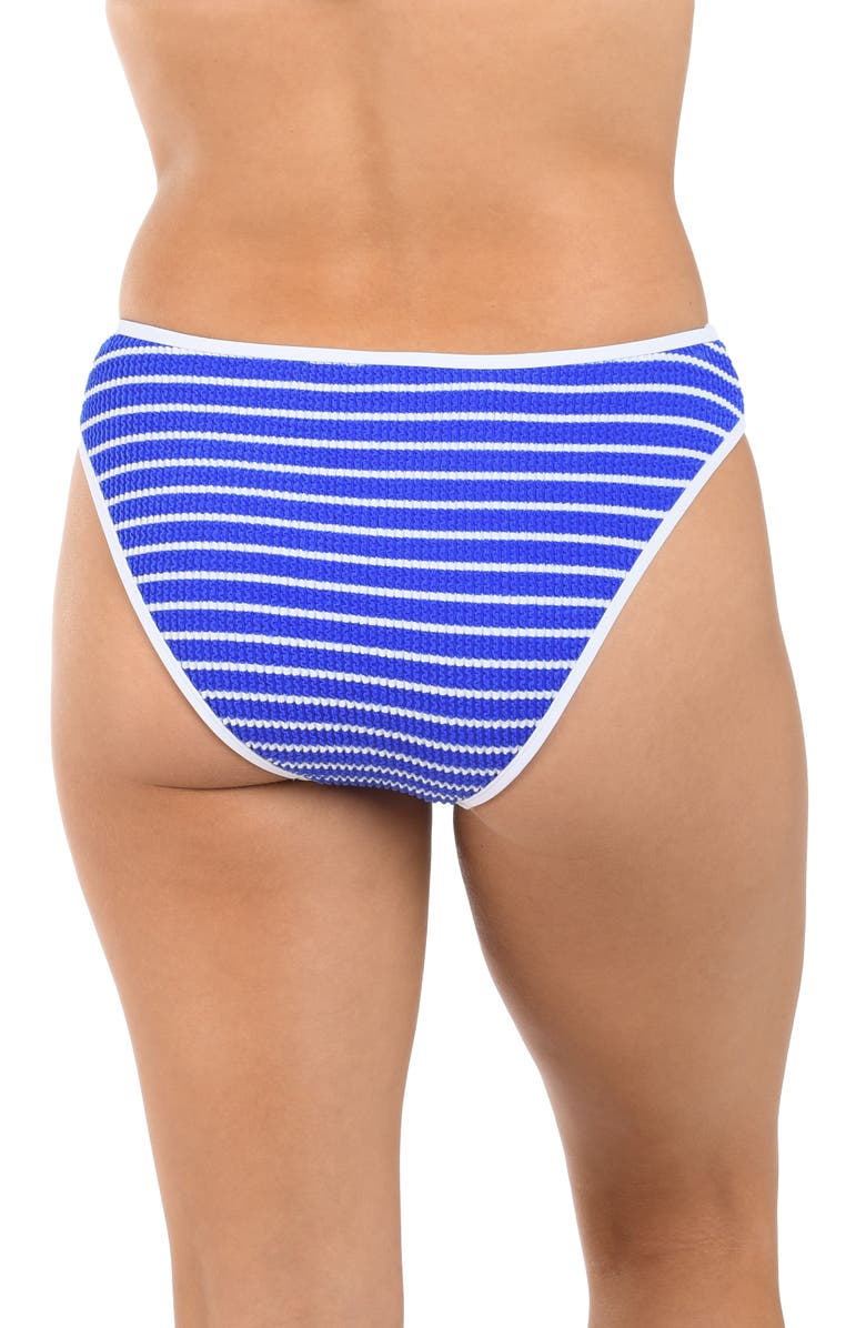 Citrus Brenton Textured Hipster Bikini Bottoms, Alternate, color, Ocean