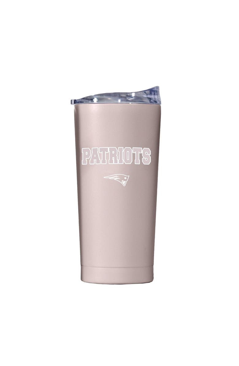 LOGO BRANDS New England Patriots 20oz. Fashion Color Tumbler, Main, color, Light Pink