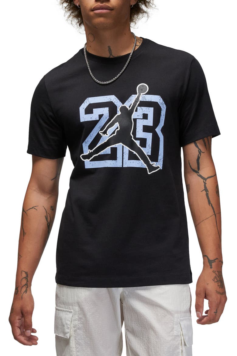 Flight Essentials Graphic T-Shirt, Main, color, 010 BLACK/RYLTNT