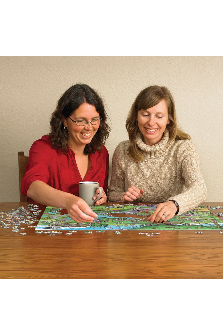 Par For The Course 1000 Piece Puzzle, Alternate, color, Multicolored