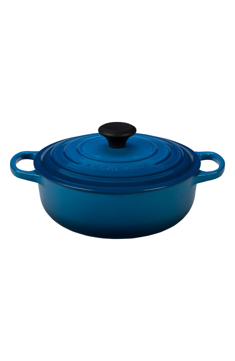 Le Creuset Signature 3.5-Quart Sauteuse Oven, Main, color, Marseille (House Special)