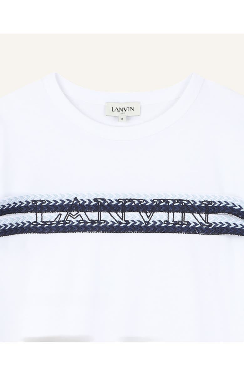 Lanvin Kids Curb T-Shirt, Alternate, color, Optic White