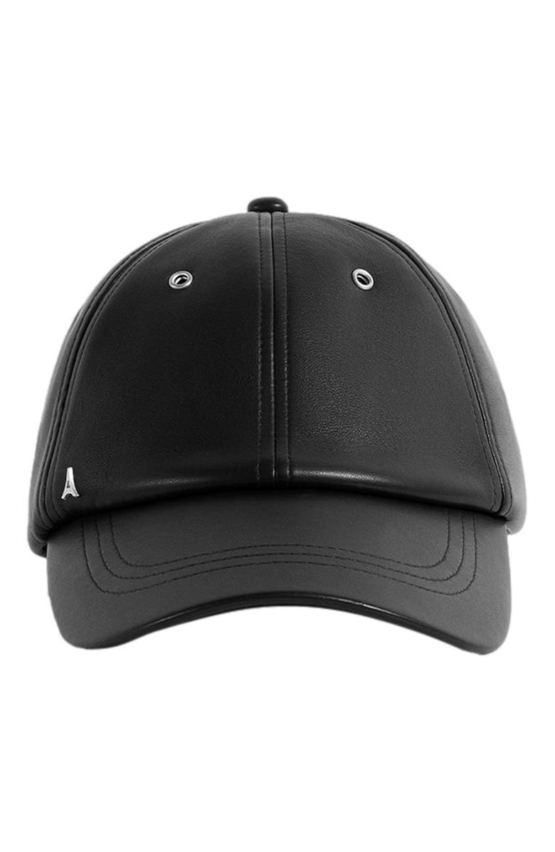 Manière De Voir Lou Leather Cap, Main, color,