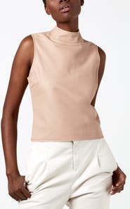AS by DF Crawford Recycled Leather Top