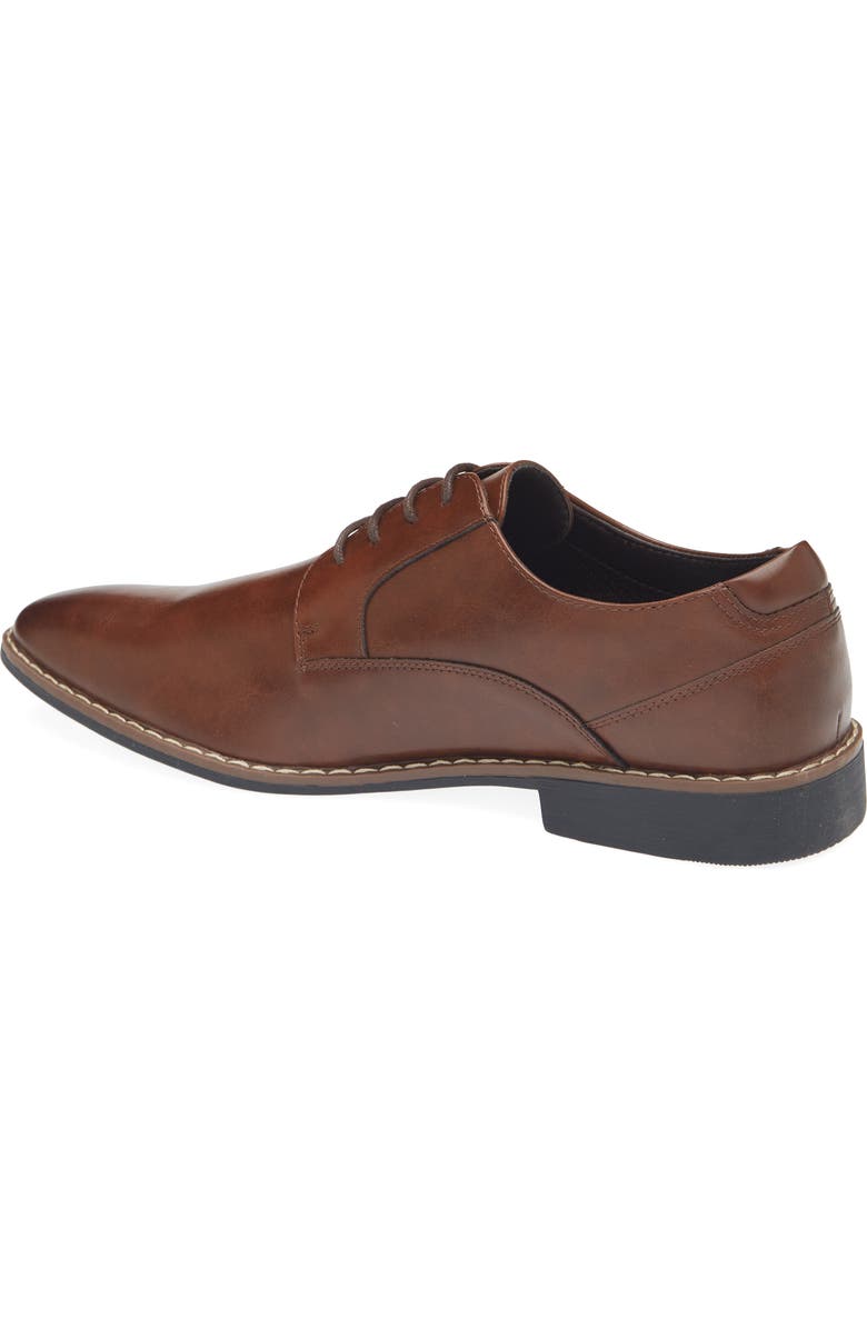 Rush by Gordon Rush Plain Toe Derby, Alternate, color, Brown