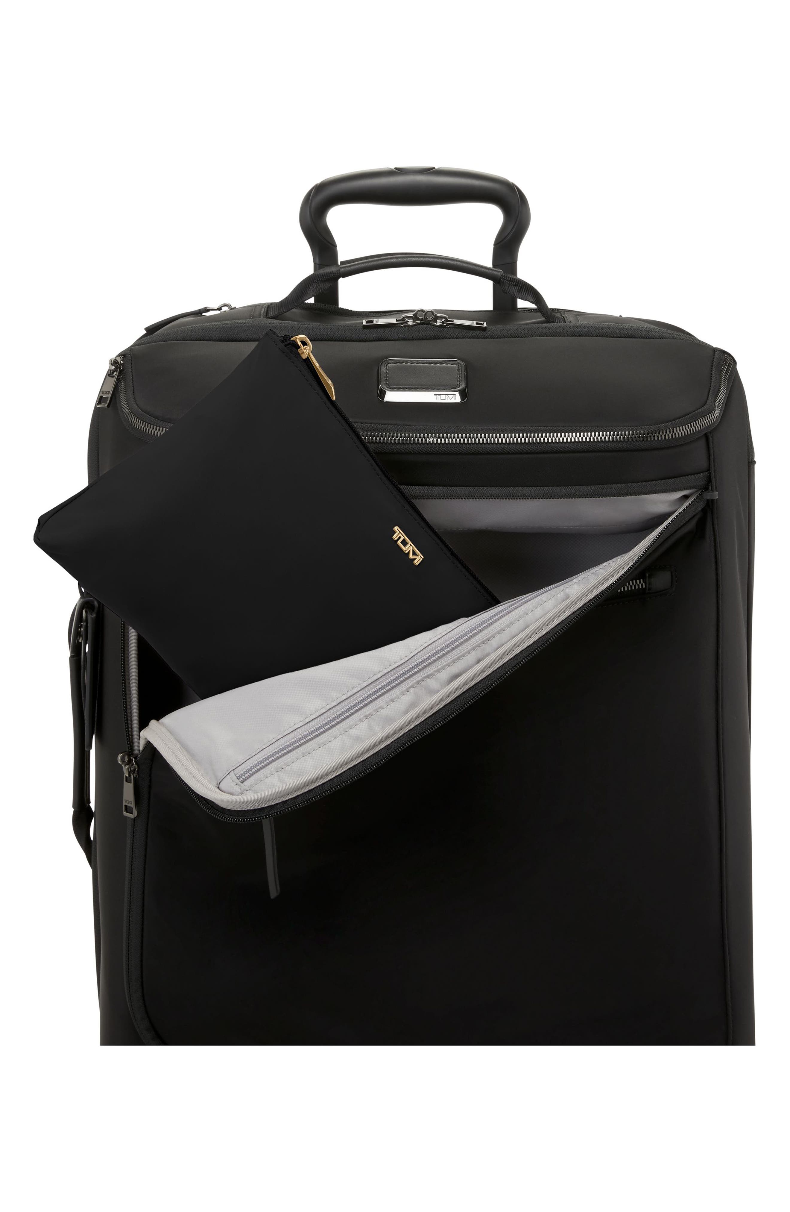 TUMI Voyageur - Just in Case Nylon Duffle Bag, Alternate, color, Black/ Gold