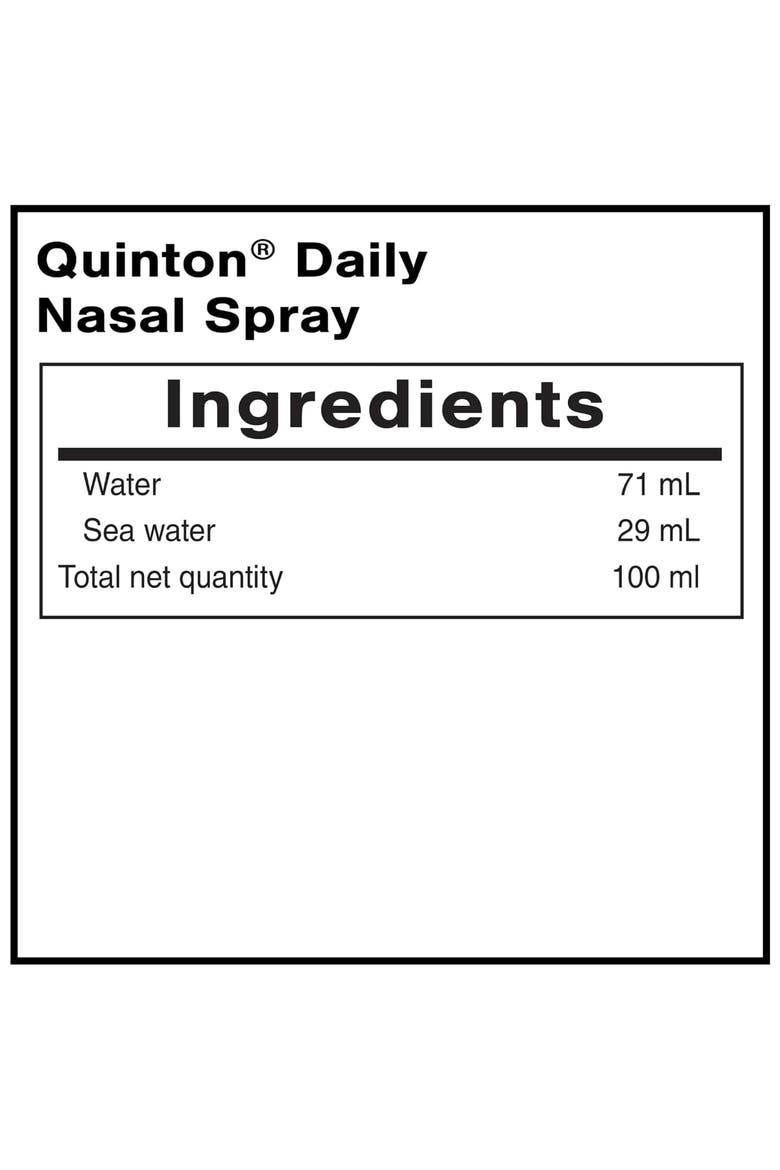 Daily Isotonic Saline Seawater Nasal Spray, Alternate, color, None