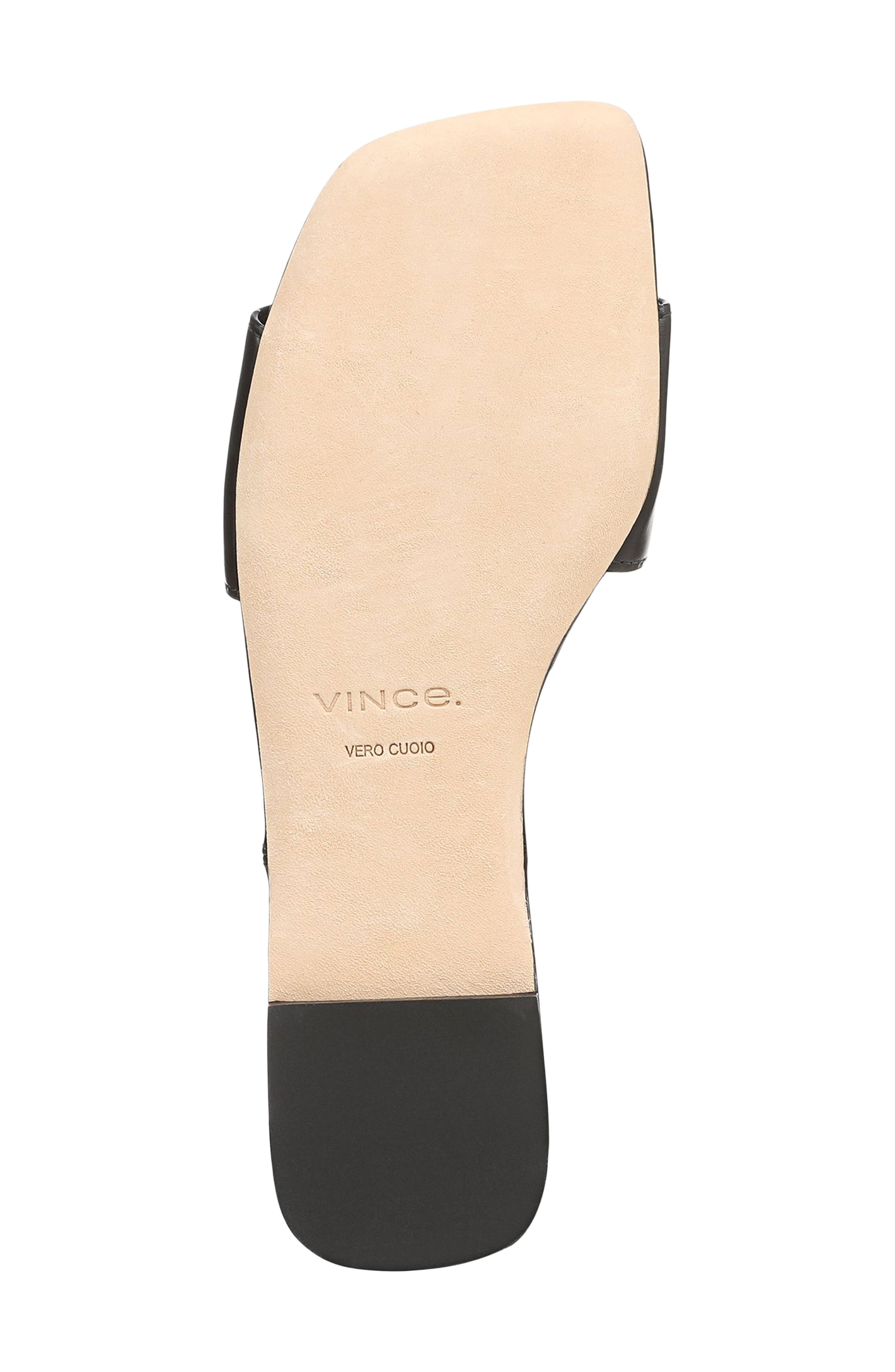 Vince Valeria Slide Sandal, Alternate, color, Black