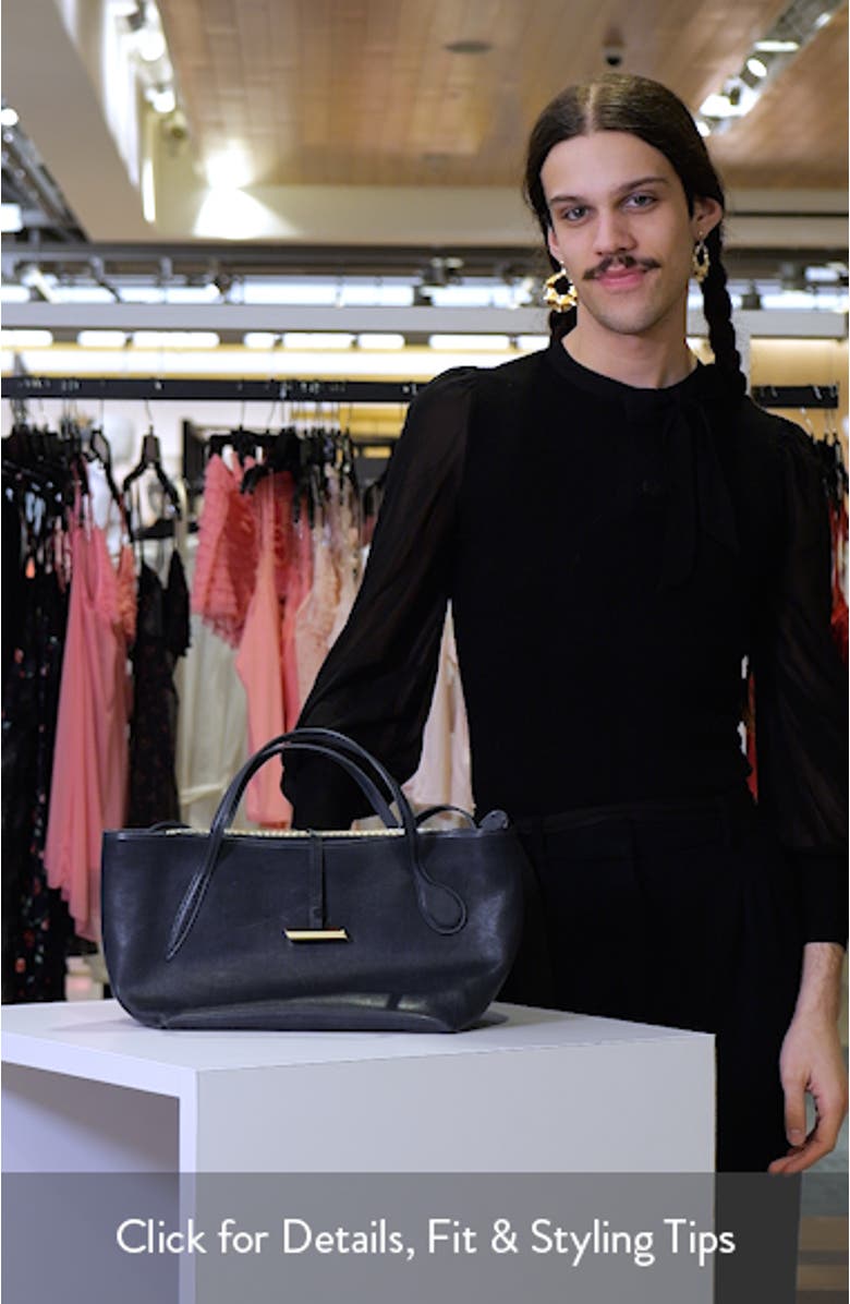 Petite Penne Leather Tote, sales video thumbnail