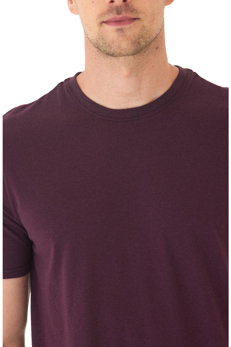Slim Fit Crewneck T-Shirt, Alternate, color, ULTRA MAROON