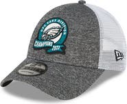 New Era Men's New Era Heather Gray Philadelphia Eagles 2022 NFC East Division Champions Locker Room 9FORTY Adjustable Hat