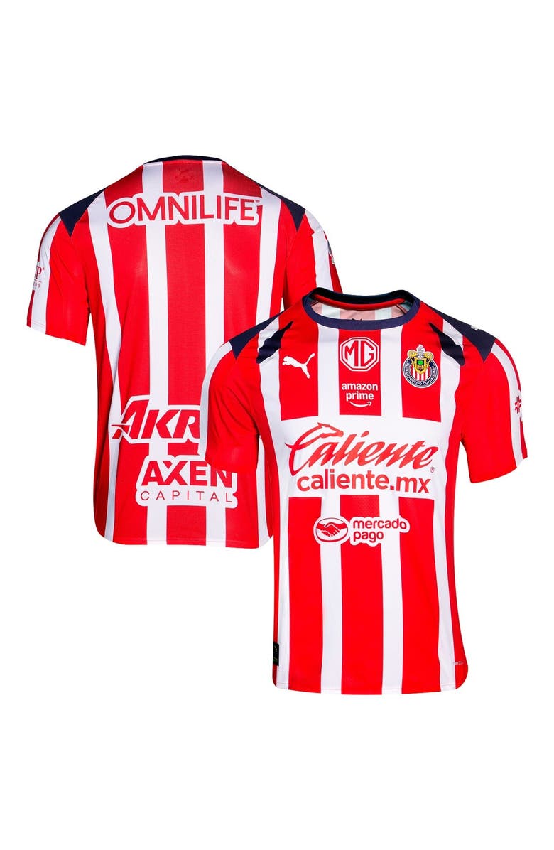 PUMA Men's Puma Red Chivas 2025/26 Home Authentic Jersey, Main, color, Red