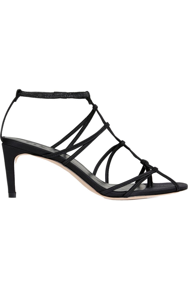 Tibi Gavin Strappy Satin Sandal, Alternate, color,