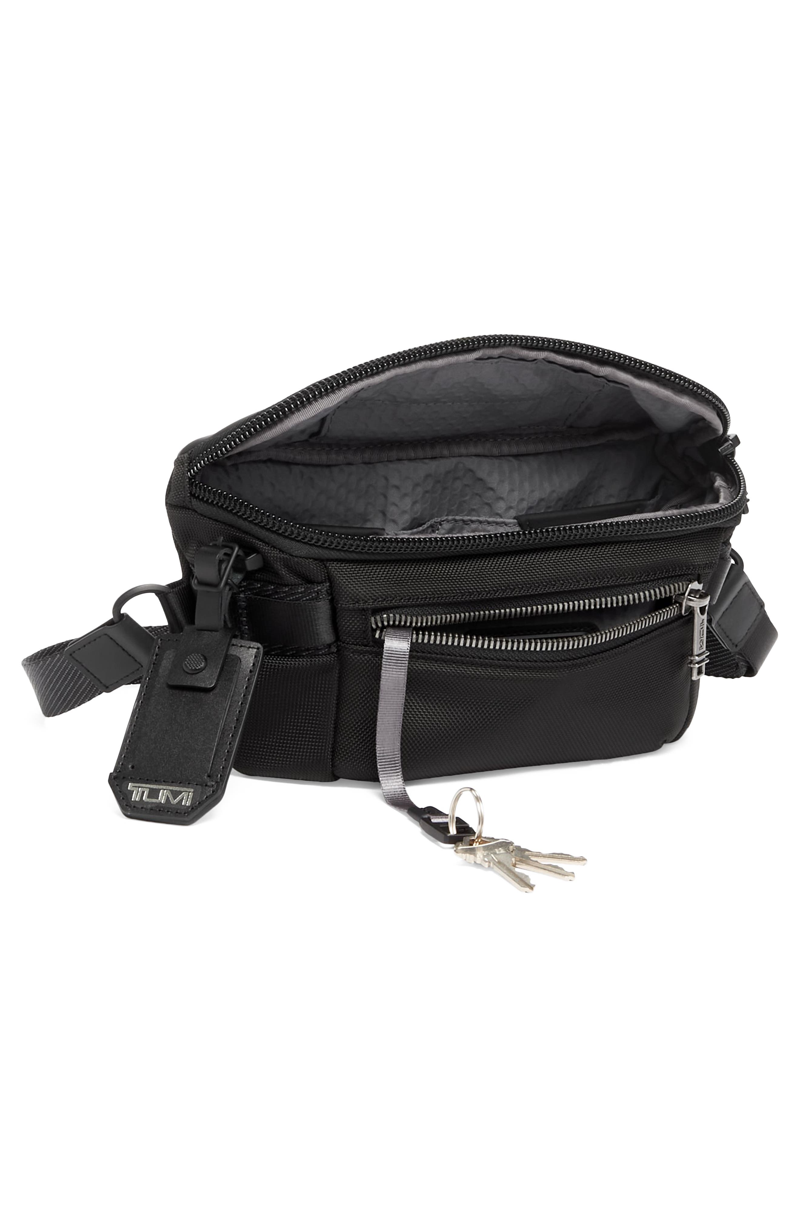 TUMI Classified Belt Bag, Alternate, color, Black
