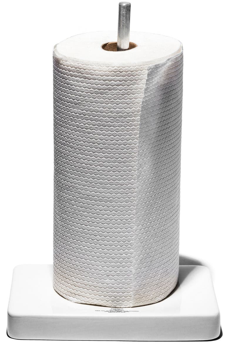 Kitchen Paper Towel Stand, Alternate, color, Ivory