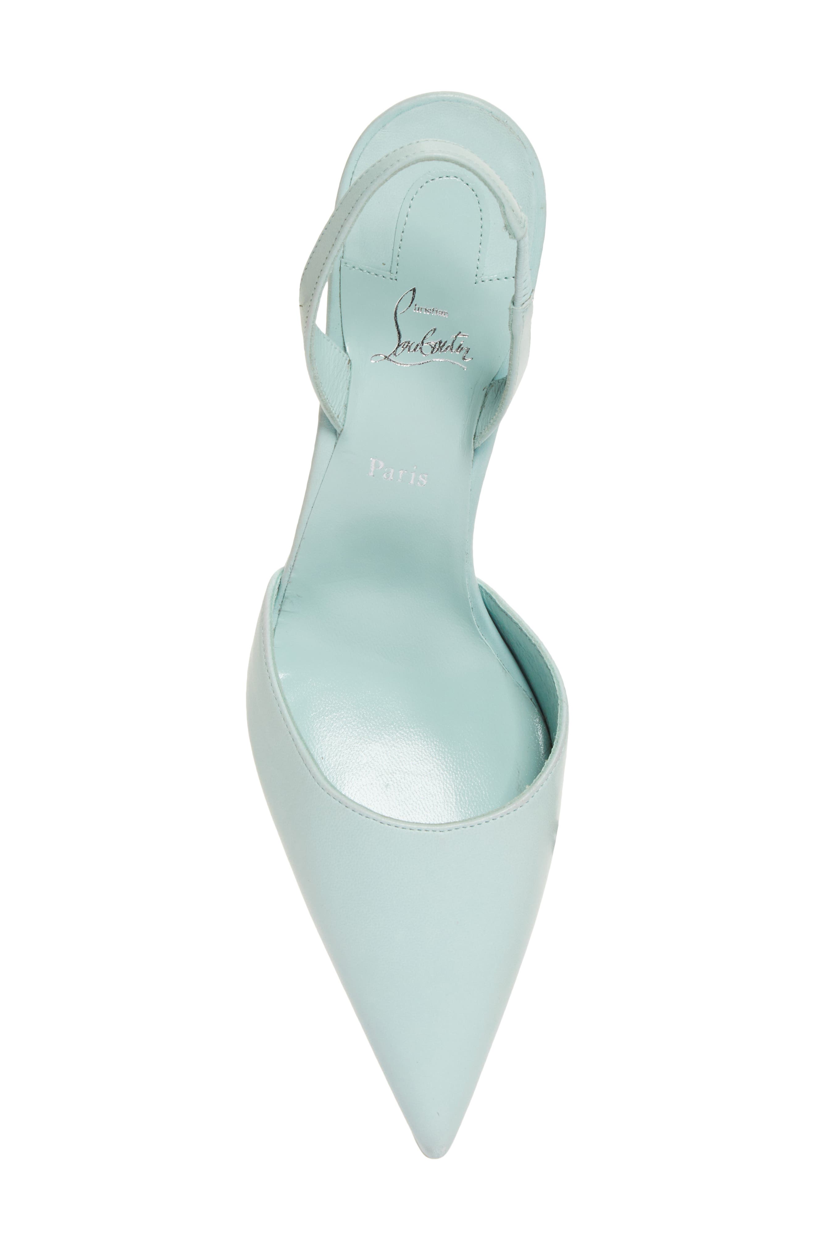 Apostropha Pointed Toe Slingback Pump, Alternate, color, ICEBERG