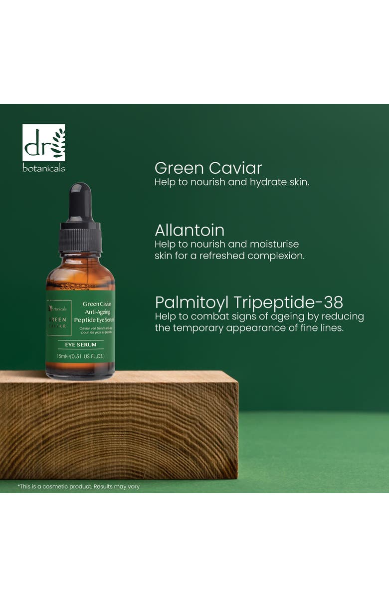 DR BOTANICALS DB Green Caviar Anti-Ageing Peptide Eye Serum, Alternate, color, White