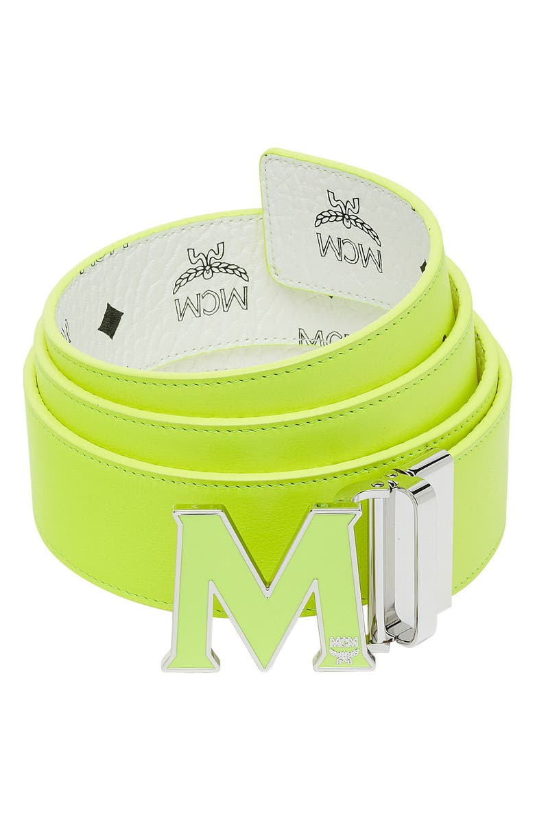 MCM Visetos Reversible Belt, Alternate, color, 