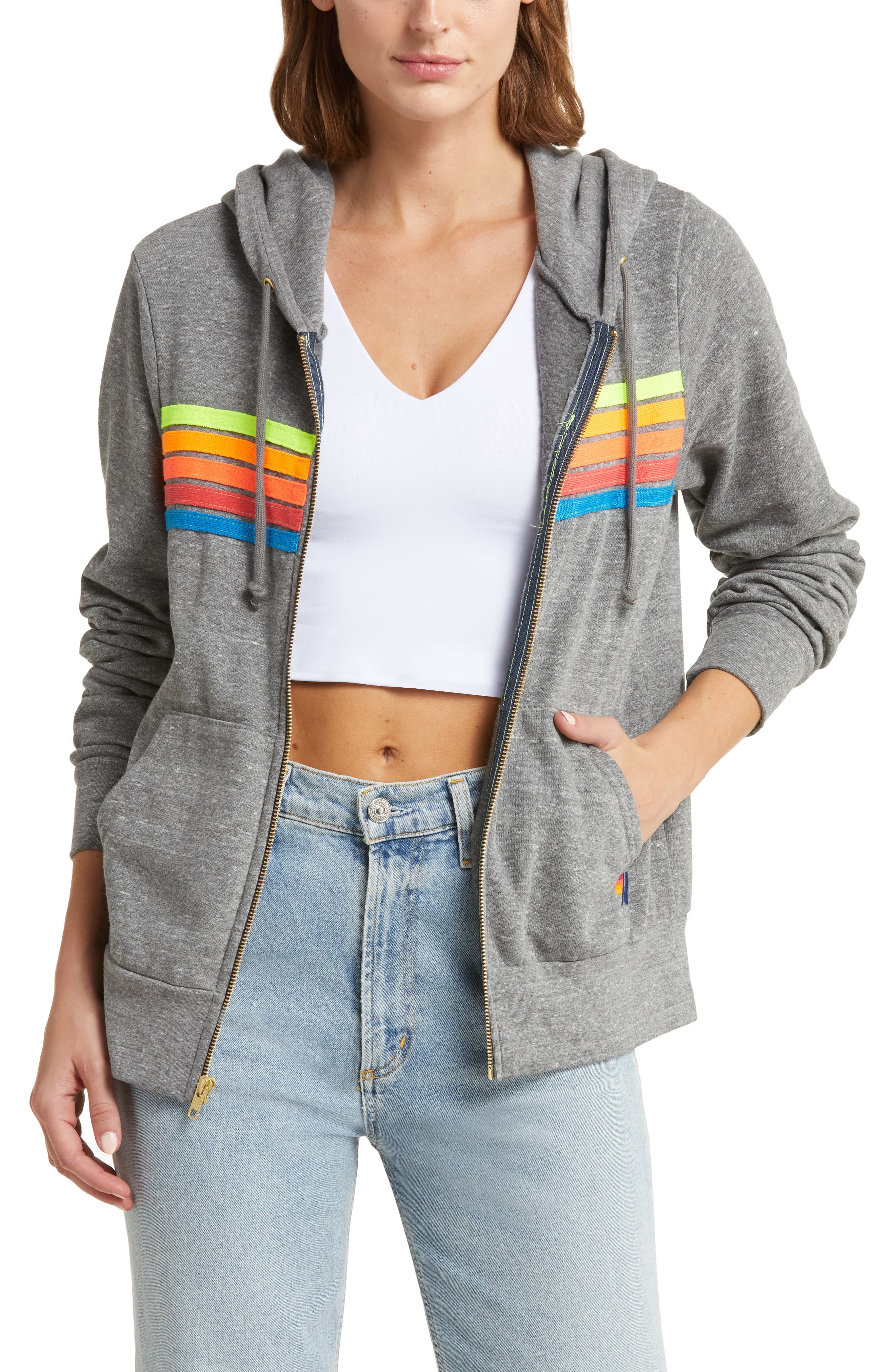 HEATHER/ NEON RAINBOW