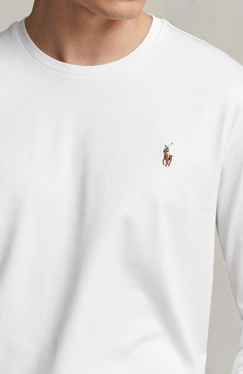 Polo Ralph Lauren Solid Long Sleeve T-Shirt, Alternate, color,