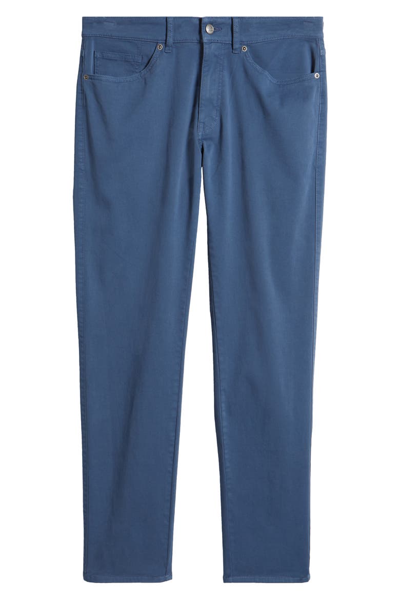 Signature Stretch Sateen Pants, Alternate, color, NAVY