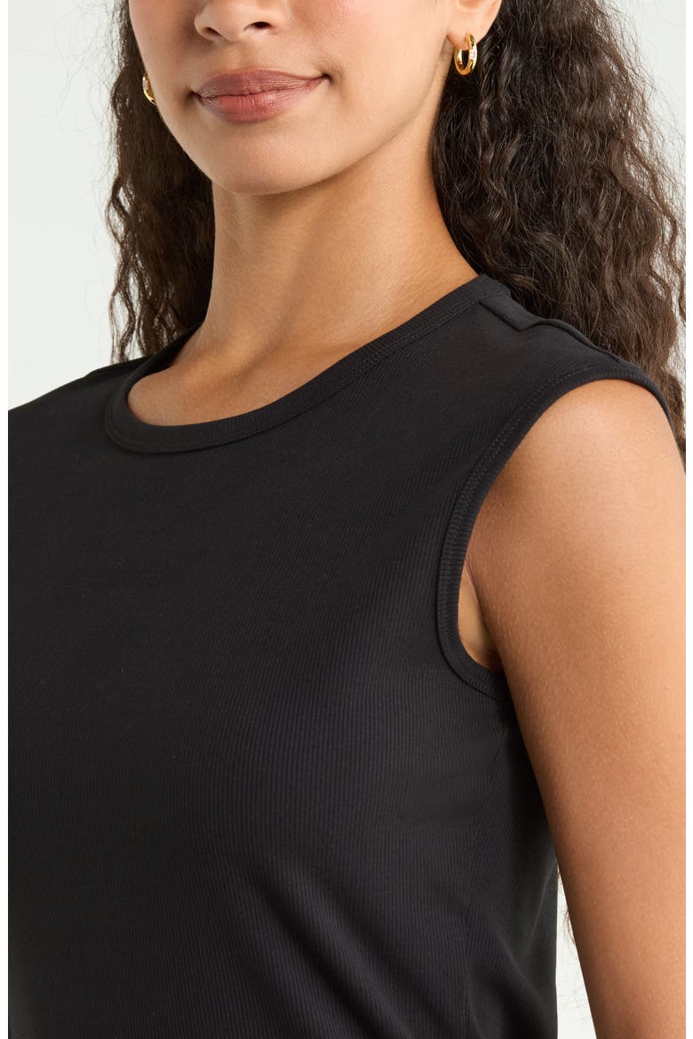 Rib Crewneck Tank, Alternate, color, BLACK