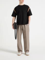 Manière De Voir Georges Varsity Cotton T-Shirt
