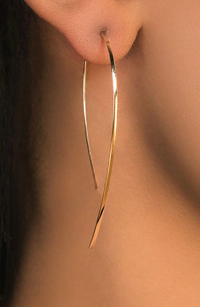 LANA Small Vanity Hooked-On Hoop Earrings, Alternate, color,