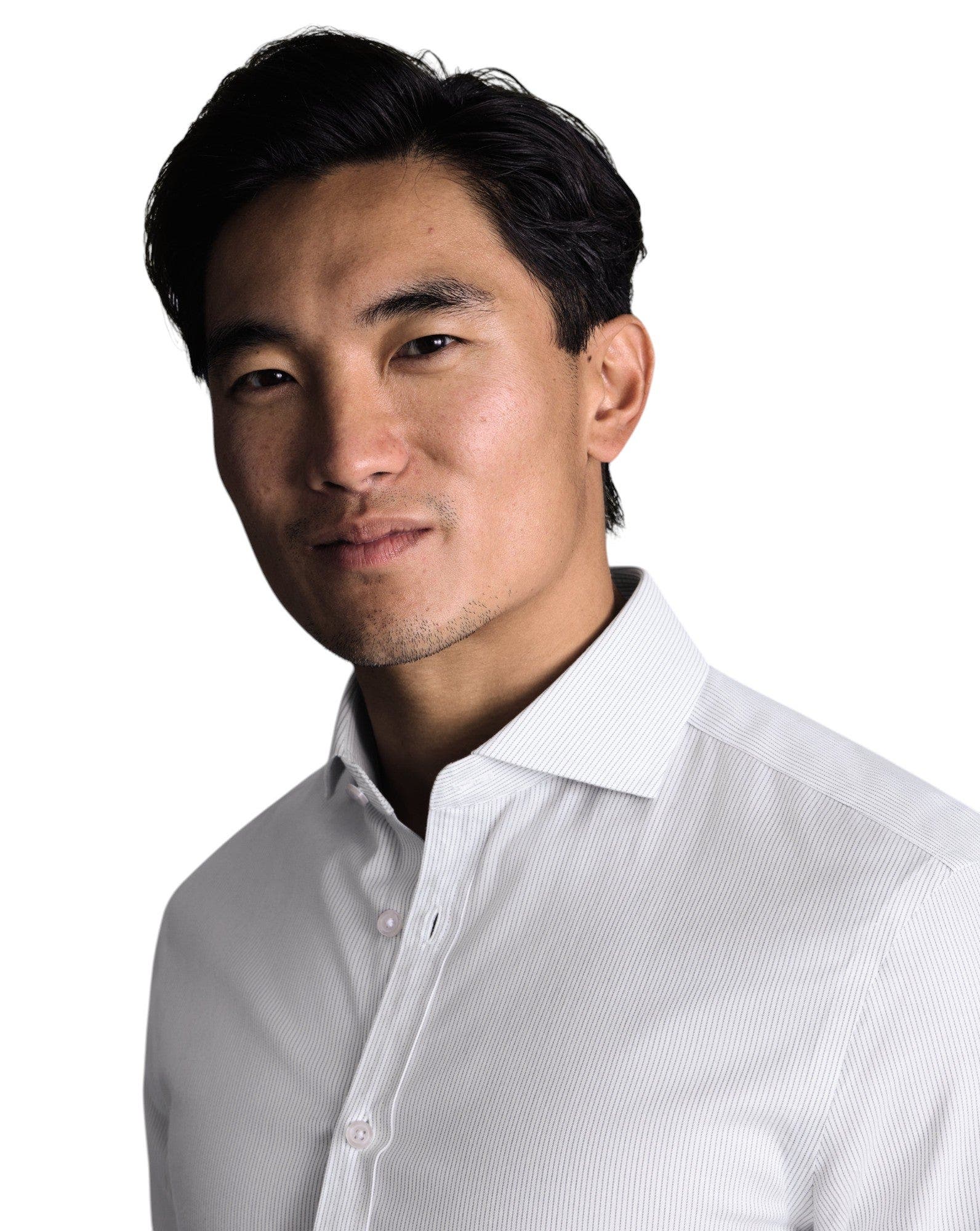 Non-Iron Twill Stripe Shirt - image 2